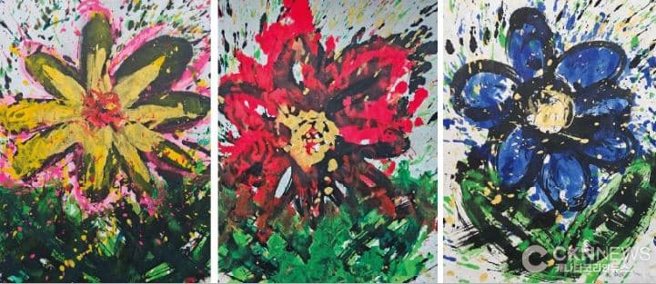 풍광 노승범 화가의 '꽃'