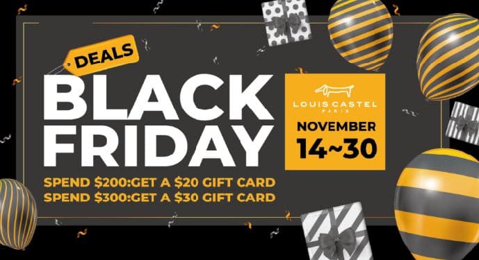 루이까스텔 토론토, 블랙프라이데이 특가… 200달러 구매시 상품권 증정