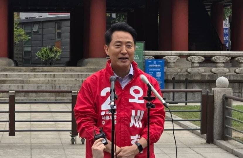 [속보]오세훈 후보, 밤샘 접전 끝 '서울시장 당선' 확정