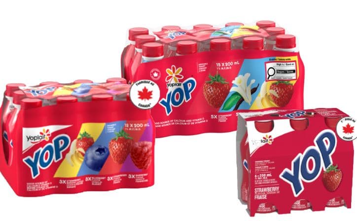 요플레 ‘YOP 요거트’ 플라스틱 조각 혼입 가능…캐나다 전역 리콜