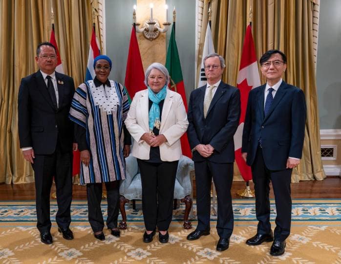 임기모 주캐나다대사 신임장 제정… 26만 동포사회와 양국 협력 강화