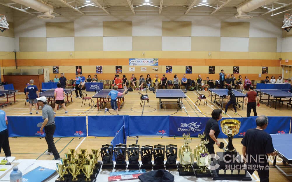 제7회 부동산캐나다·토론토한인회배 탁구대회 개최