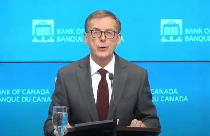 캐나다 중앙은행, 금리 2.25% 동결… 맥클렘 “경제적 딜레마 직면”
