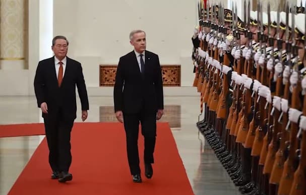 마크 카니 총리, 8년 만에 중국 방문… 시진핑과 정상회담 본격화