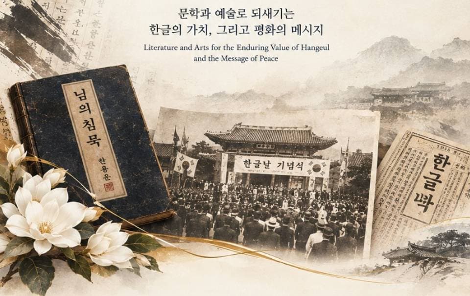 한글날 제정, 만해 한용운 '님의 침묵' 100주년 기념 문학예술제 개최