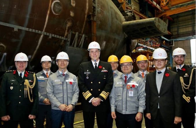 캐나다 해군, 60조 잠수함 사업 파트너 찾아 한국 방문