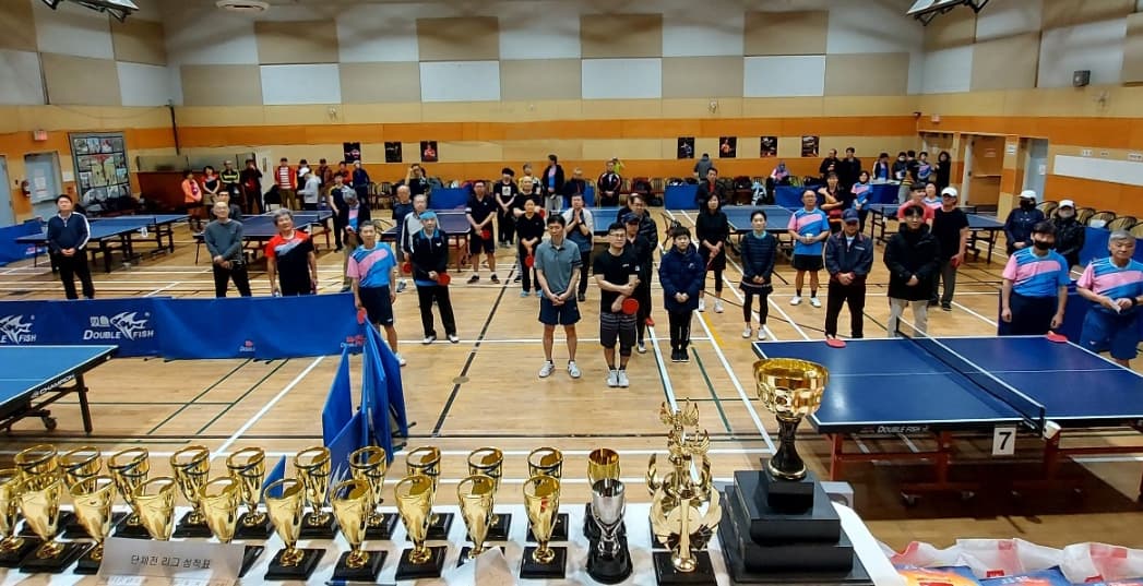 재캐내다탁구협회 '제 6회 부동산캐나다배 탁구대회' 개최