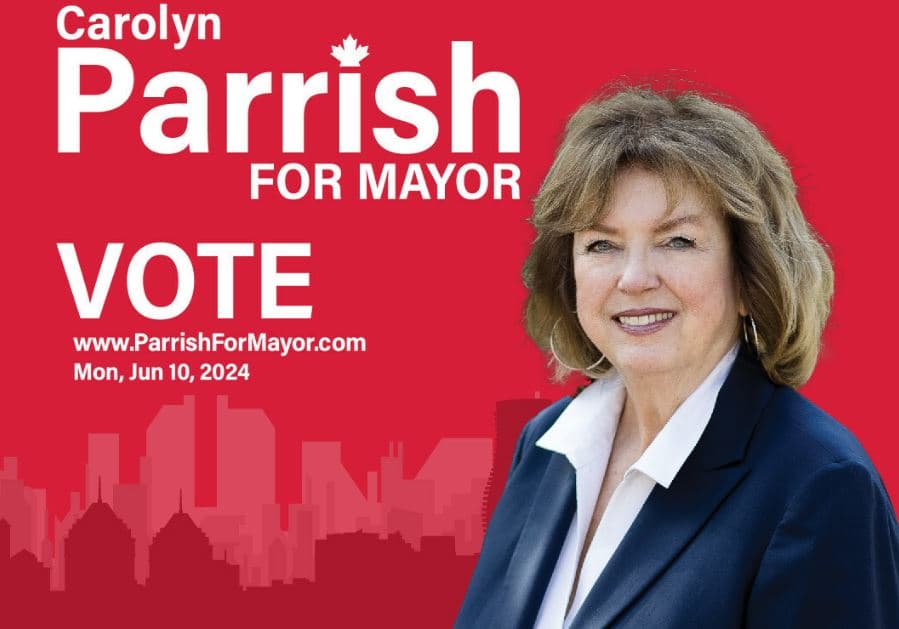 미시사가 시장 보궐선거 '캐롤린 패리시' 당선