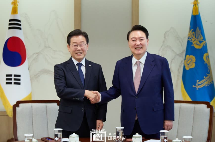 윤 대통령, 이재명 당대표 회담 "인식차이만 확인"