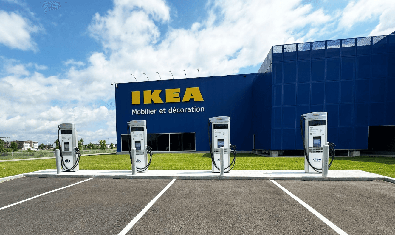 이케아 캐나다 "전국 매장 '전기차 충전기' 설치"