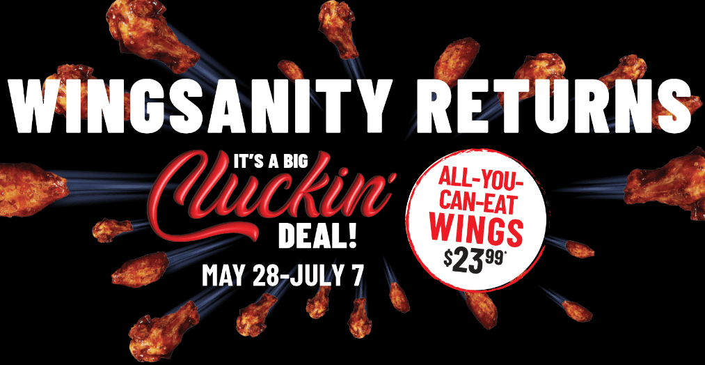 세인트루이스 바&amp;그릴 "무제한으로 버팔로윙 맛 보세요"