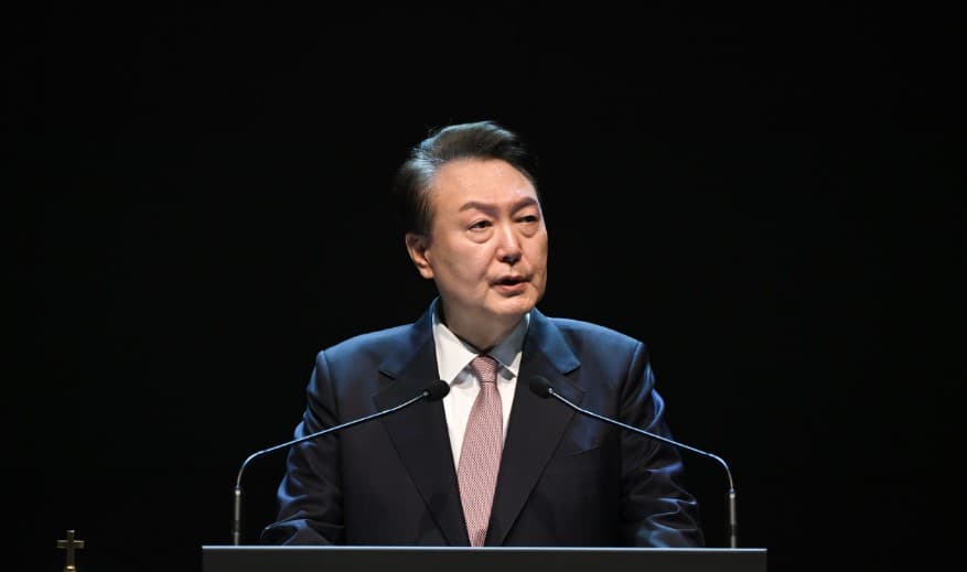 윤석열 대통령 3.1절 105주년 기념 예배 참석