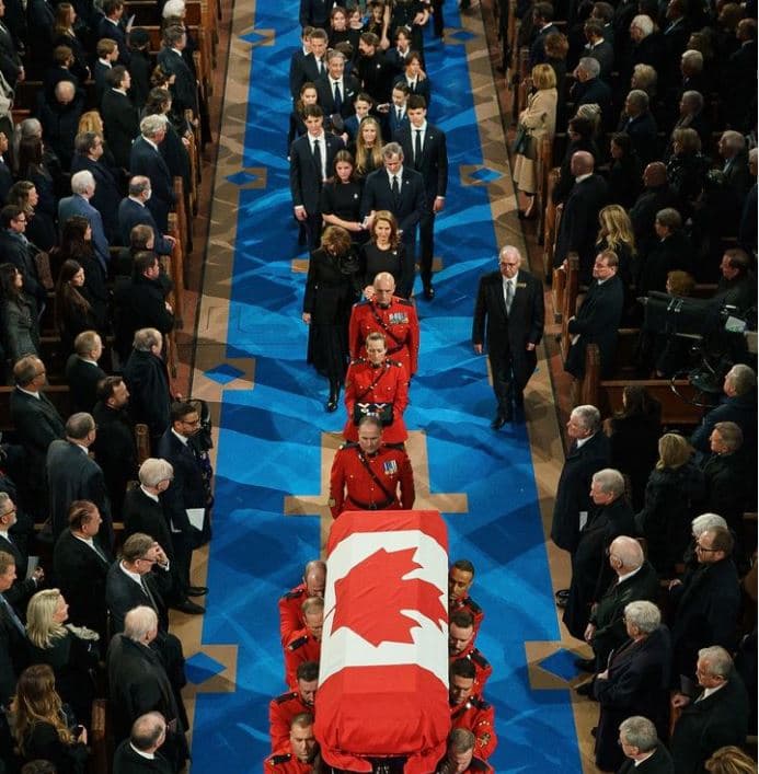 우리 다시 만나리" 브라이언 멀로니 전 총리 국장 