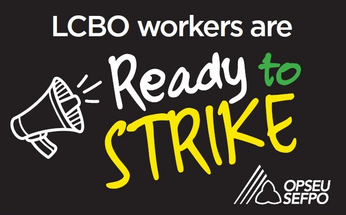 LCBO  노조 '7월 5일(금) 파업 결정'