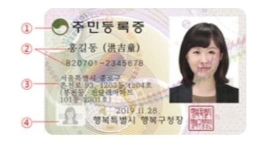 대한민국 '주민등록증' 25년만에 새롭게 바뀐다