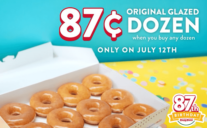 크리스피크림, 12일(금) 도넛 한 박스사면 다음 박스 '1달러' 