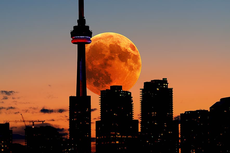 토론토 정월 대보름 "보름달 예년보다 작아"