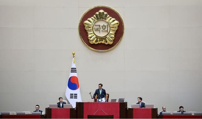 윤석열 대통령 탄핵안' 표결 정족수 미달 '투표 불성립'