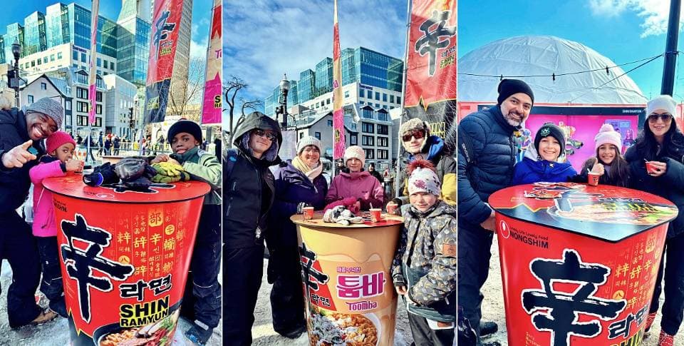 농심·마이존 퀘벡 윈터 카니발 성료… "북미 사로잡은 K-푸드 열풍"