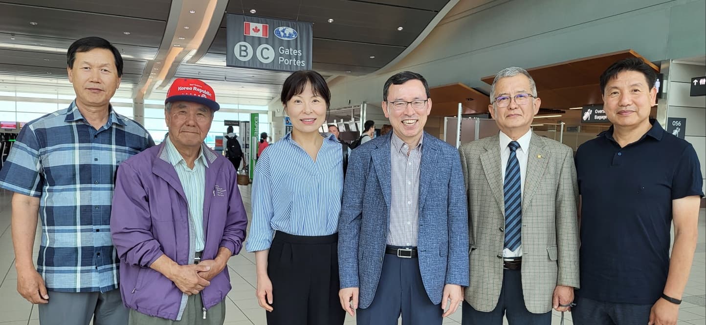 대사 임명 및 부임 신고 차 귀국하는 김득환 전 총영사